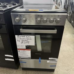 Brand New Danby Stainless Steel Glass Top Stove 20 Inches 