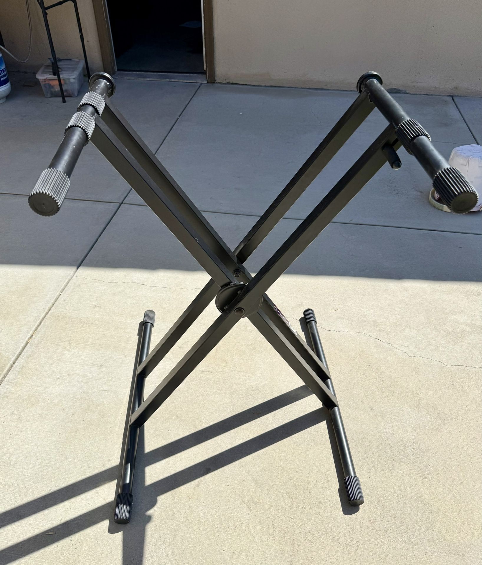 On-Stage “Extreme 430” Adjustable Keyboard/DJ Stand – Sturdy, Folds