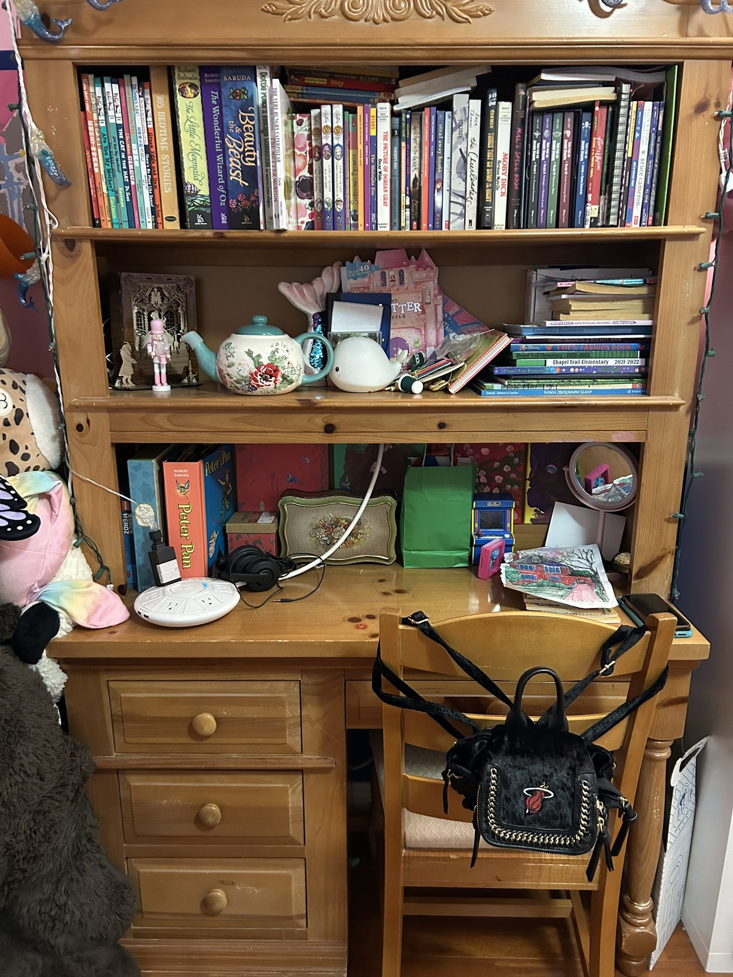 Bedroom Set Twin Light Wood