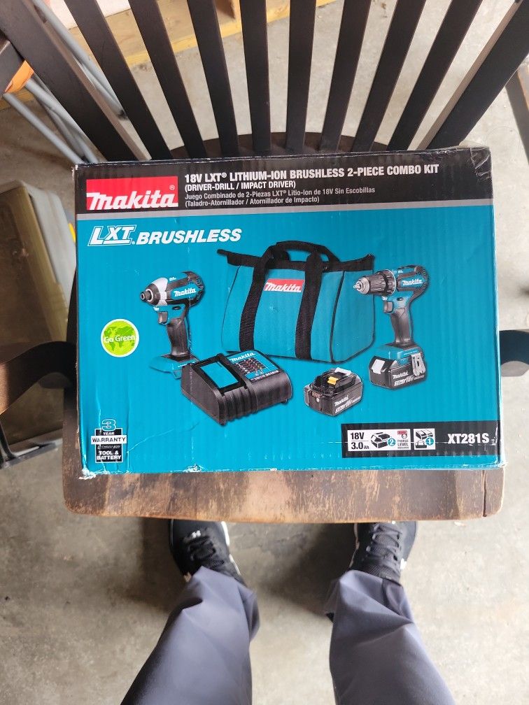 Makita LXT Lithium Ion Brushless 2 Piece Combo Kit