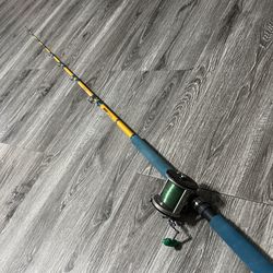 Fishing Rod Sabre stroker w Penn jig master 500