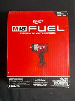 Ivillwaukee M18 FUEL 18V Lithium-lon Brushless Cordless 1/2 in. Impact Wrench with Friction Ring (Tool-Only)