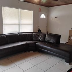 Free Genuine Leather Couch