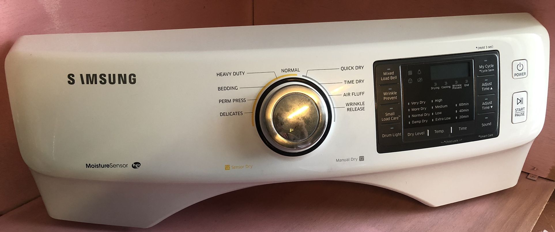 Samsung Dryer Control Board And Panel DC64-03100A DC92-01607G