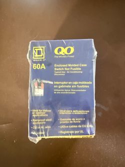Square D QO 60A Non-Fusible Disconnect Switch