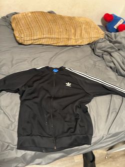 Adidas Originals Black Zip Track Jacket