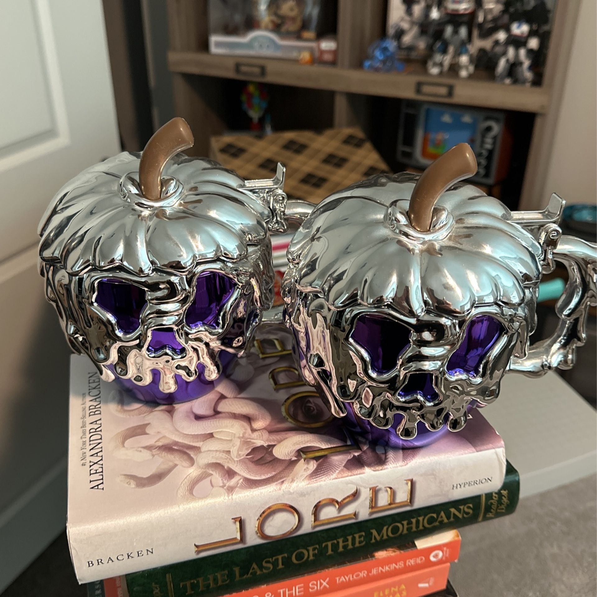 Disney 100 Purple And Chrome Poison Apple Mug