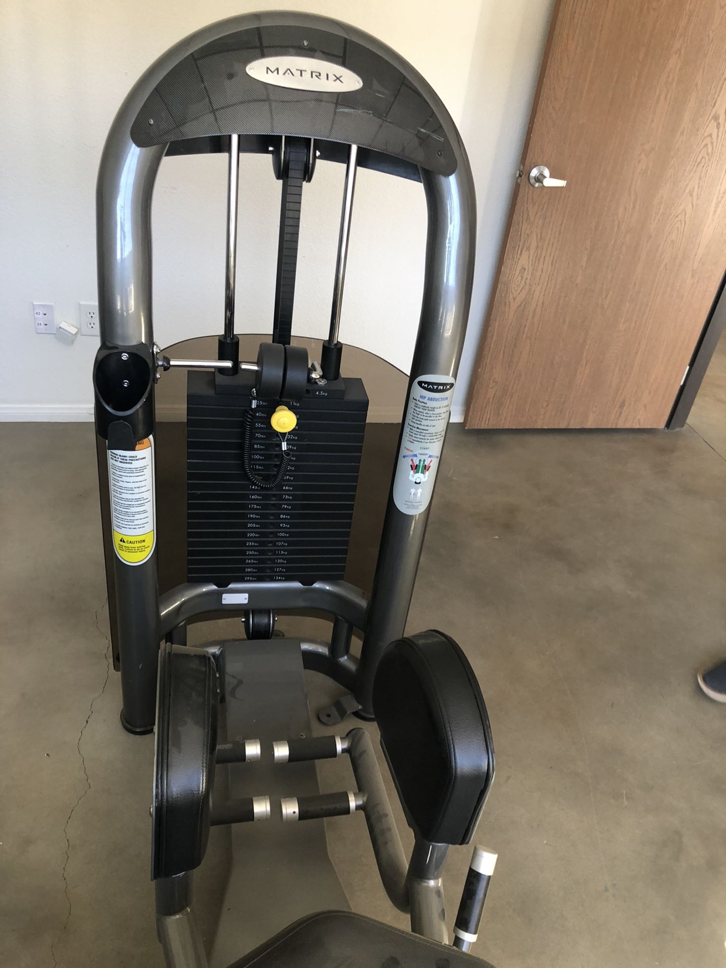 Matrix Hip Abductor Exercise Machine