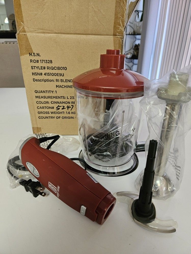 Blend anything machine in Cinnamon Red, new in the box https://.co/faYXKzQFnY?$deeplink_path=/redirect/ x 22.5W x 25.5H,All Products : American Fashion Style Bags On Sale