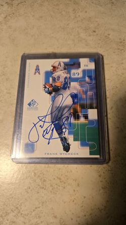 Frank Wycheck SP Signature Edition Autographed Football Card