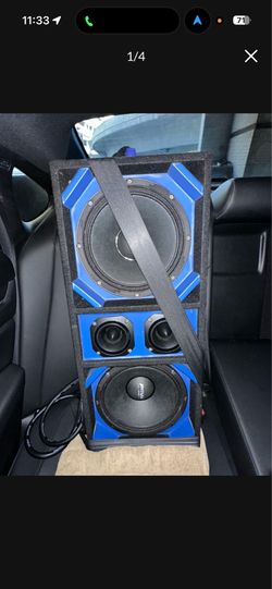 10” chuchero with 3,000 watt kiker subwoofers!!!