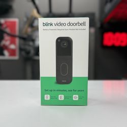 Blink Video Doorbell (newest model) Head-to-toe two-year battery life NEW