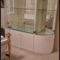 $150. Glam Display Cabinet 