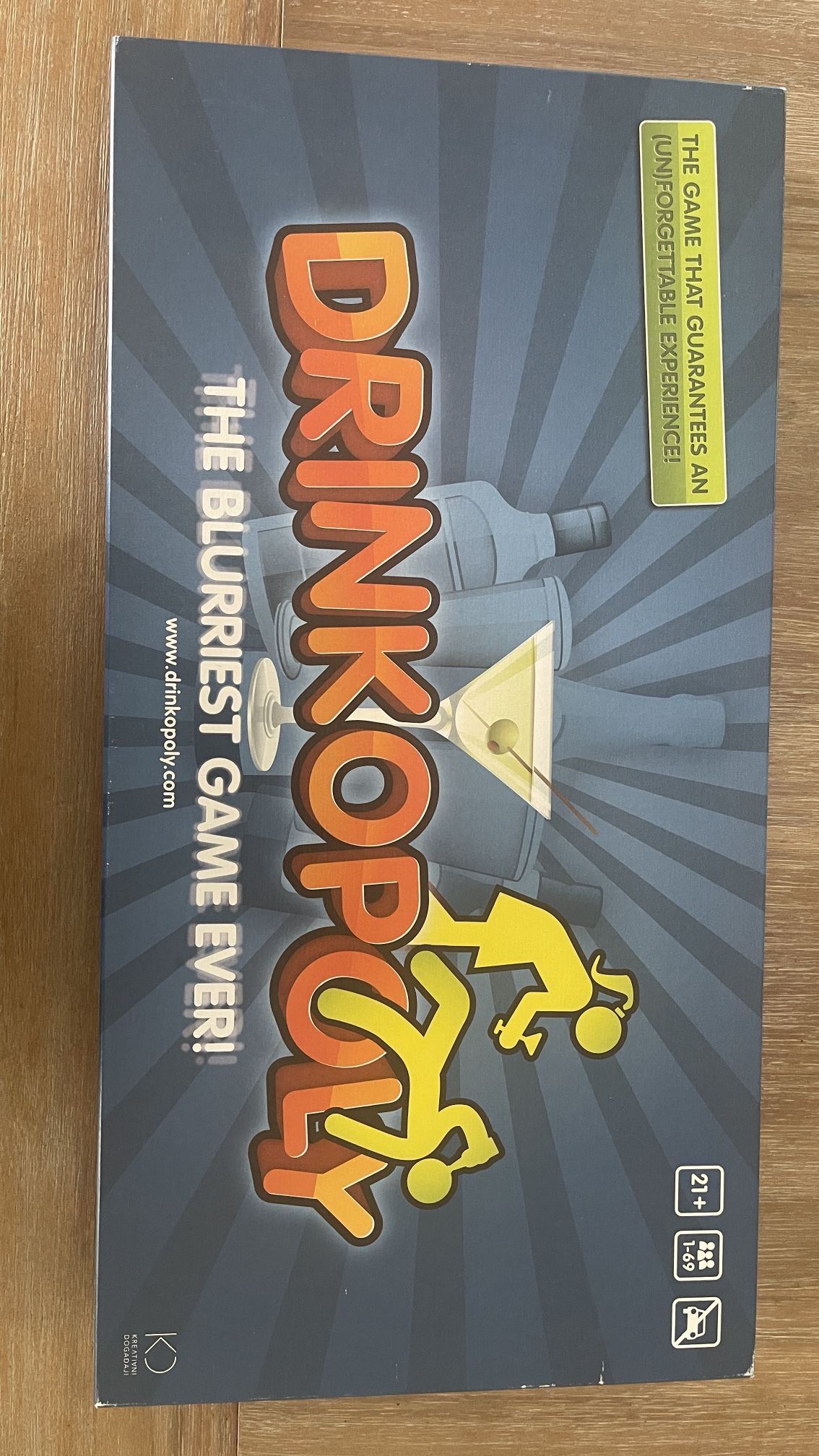 Drinkopoly The Blurriest Board Board Game Ever - Christmas Family Fun