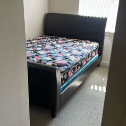 Bed Frame with Mattress 200$