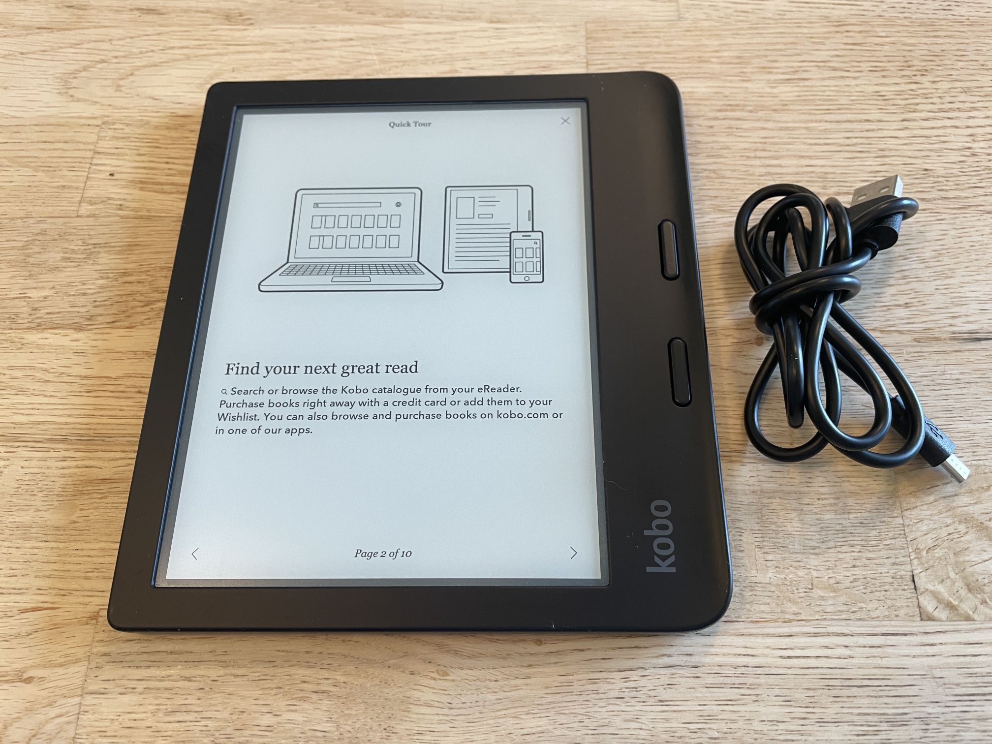 Kobo Libra 2 e-Reader | Audiobook + Bluetooth | Libby/OverDrive