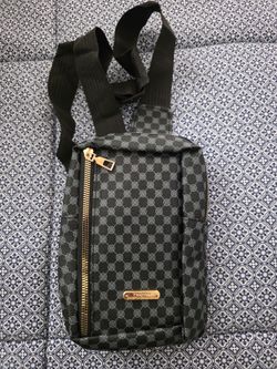 Black Monogram Sling Crossbody Bag