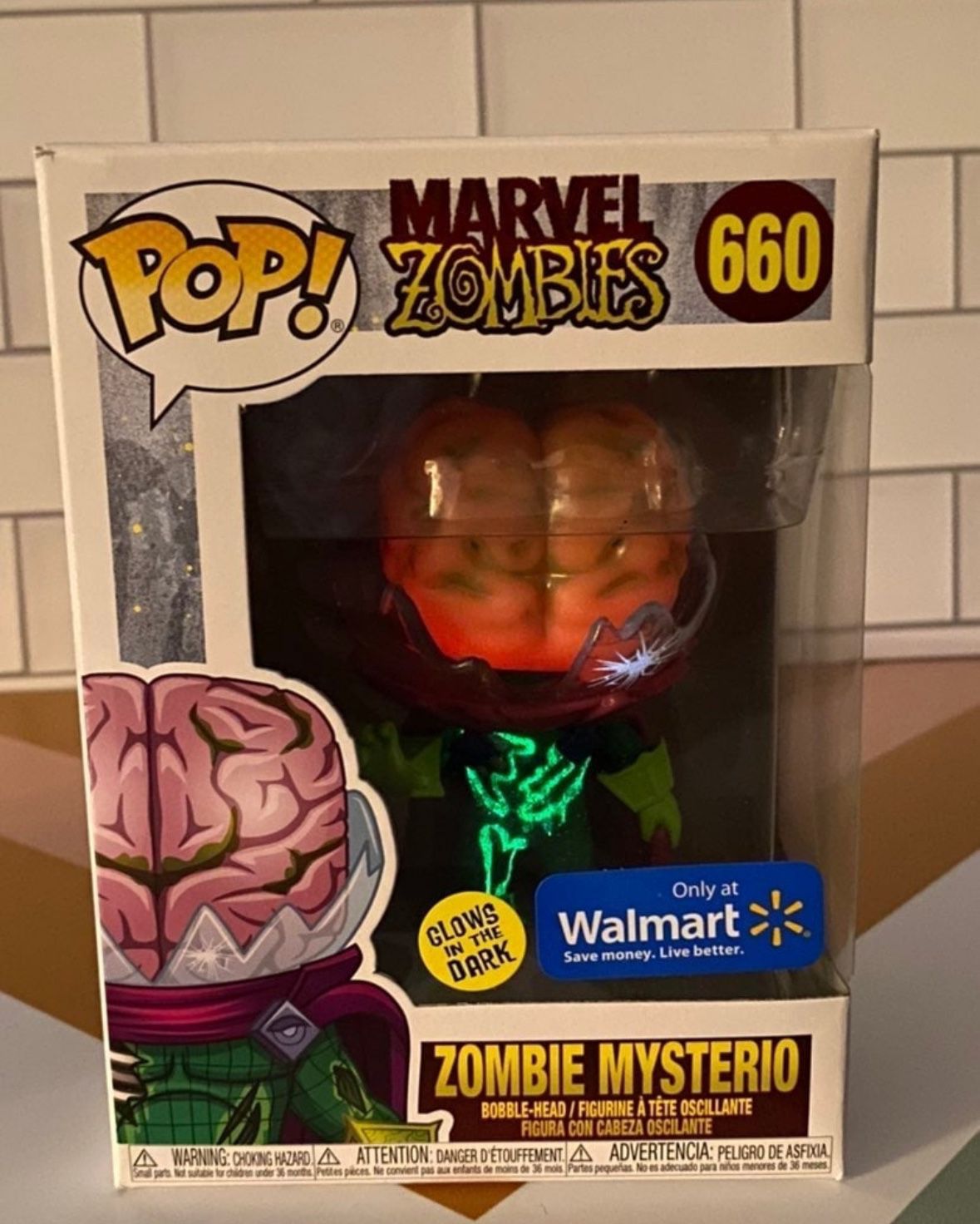 Funko Pop Zombie Mysterio Glow Walmart