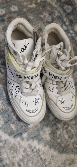 Zadig & Voltaire Women's Mid Flash Graffiti‎ Low Top Sneakers