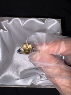 Sterling Silver & Gold Rings – Multiple Stone Colors & Sizes Available 💍