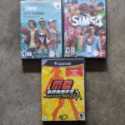 video games sims 4 and gamecube 