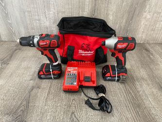 Milwaukee M18 Cordless Drill Driver/ Impact Driver Combo Kit 2691-22
