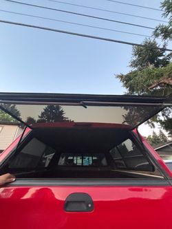 Truck Camper Shell Topper with Tinted Windows