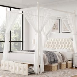 Queen Canopy Bed Frame 