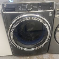 Blue GE Front Load Style Washing Machine