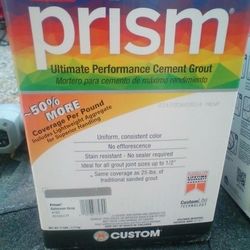 4 Boxes Cement Grout : Delorean Grey