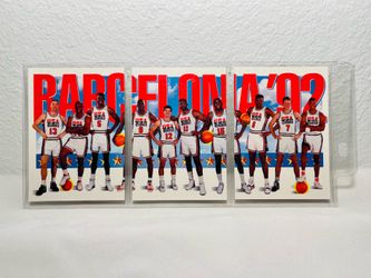 1992 Skybox USA Dream team 3 card set