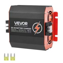 79#12V 20A DC to DC Battery Charger, 250W, On-Board Battery Charger for Lead-Acid, Lithium, AGM, GEL, and Flooded Batteries, Smart Multi-Stage Chargin