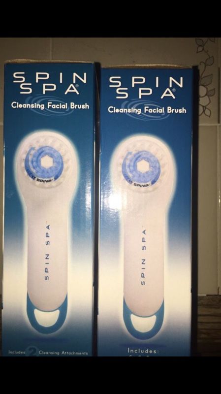 Spin brush facial