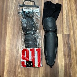 FOX 911 Knee Shin Guards Black - Medium 