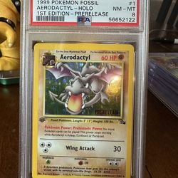 Pokémon Card Aerodactyl First Edition 