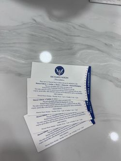 Richard Nixon Library Museum Admission Passes x4