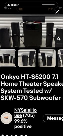 Home theater surround system worth 200$ asking $177