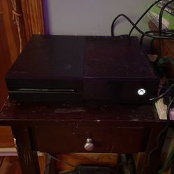 Xbox One , Xbox 360 And Amplifier For Guitar And Stack Of Games