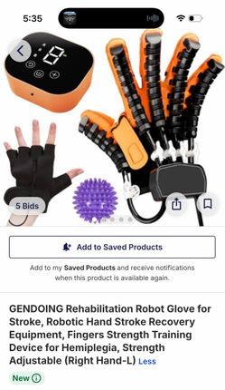 GENDOING Rehabilitation Robot Glove Right Hand L
