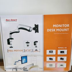 Monitor Desk Mount For LCD/ LED Monitor Fit 13" To 27"