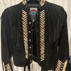 Vintage Renegade Leather Jacket By REN Ellis Size 8 Like New 