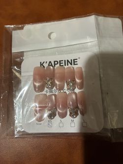 K'Apeine Press-On Nails with Rhinestone Detail