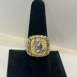 10k Yellow Gold Ring #110131-1 MJ