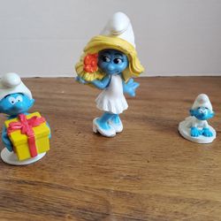 Smurfs Lot Of 3