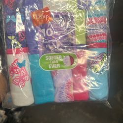 Hanes Girls' Hanes Girls' 20-pack Tagless Cotton Brief Panties