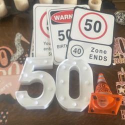 50th Birthday Party Supplies
