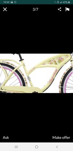 Kent Margaritaville Pineapple women cruiser bike 26