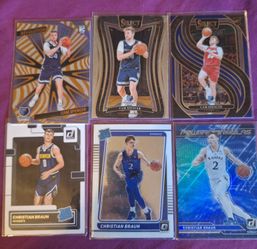 (6) Christian Braun/ Cam Spencer NBA Rookie Cards