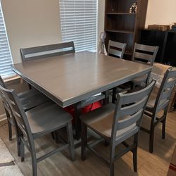 Bar/Pub Height Dining Set with Seating for 8