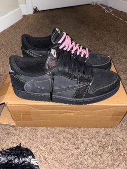 Travis Scott Jordan 1 Low 'Black Phantom'